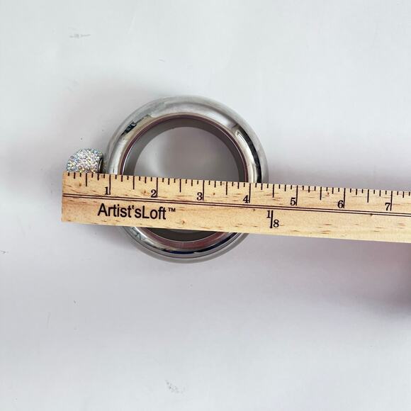 FLASK DRINK SMUGGLER STAINLESS STEEL SECERT BRACELET FASHION FLASK CRYSTAL LID - Picture 8 of 8